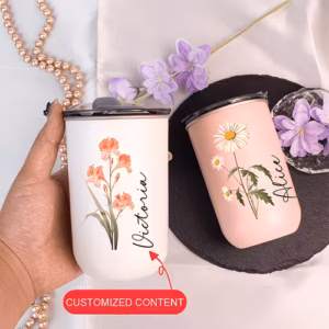 แก้วกาแฟเก็บอุณหภูมิแบบส่วนตัว, แก้วไวน์สแตนเลสสตีลแกะสลักตามสั่ง, แก้วเดินทางแกะสลัก, แก้วน้ำในรถยนต์สำหรับเดินทาง, กระป๋องเบียร์, แก้วน้ำเก็บอุณหภูมิสำหรับครัว, ของขวัญงานปาร์ตี้สละโสด, ของขวัญคริสต์มาส, วันวาเลนไทน์, ฮาโลวีน